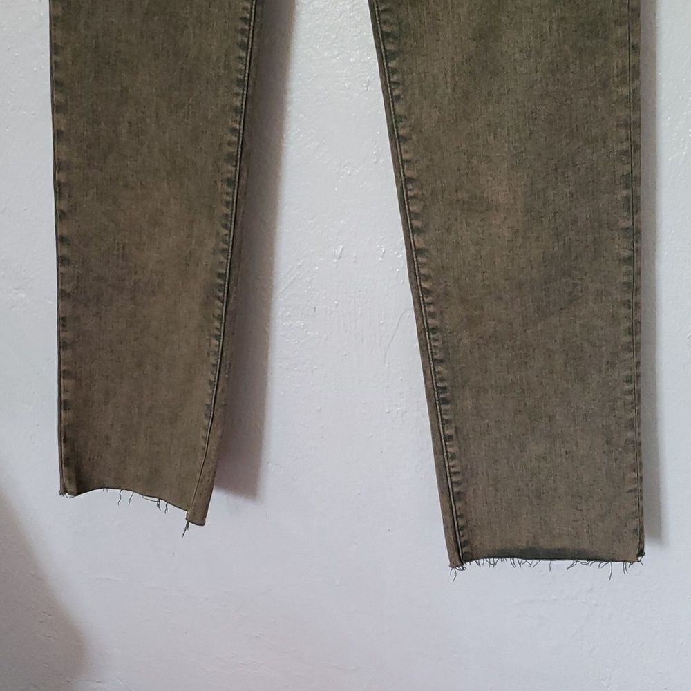 Anthropologie EdwinâBree Jeans in Green Stonewash Sizeâ29 - Picture 3 of 12